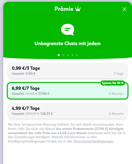 Wie viel Kismia kostet