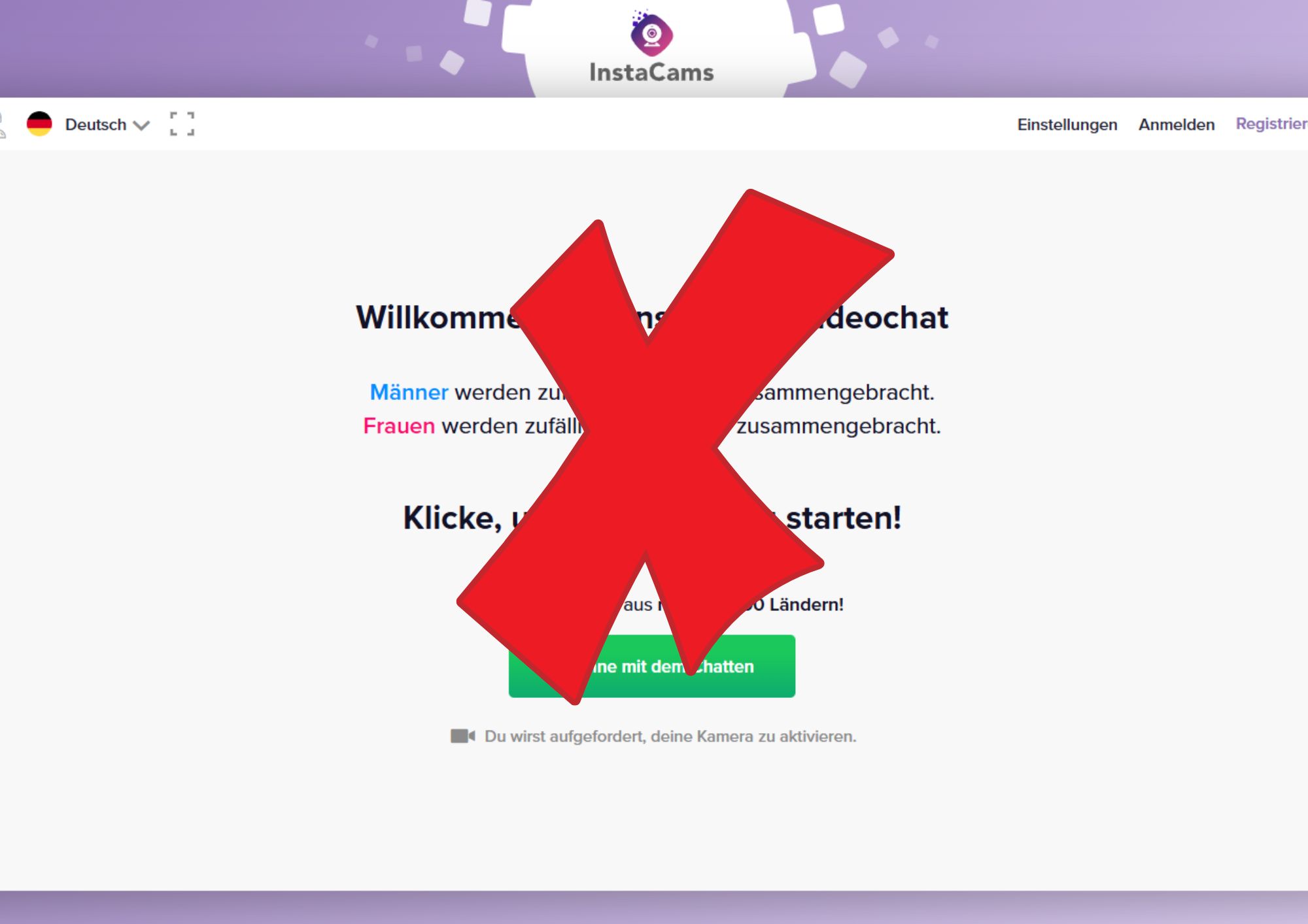 instacams betrug